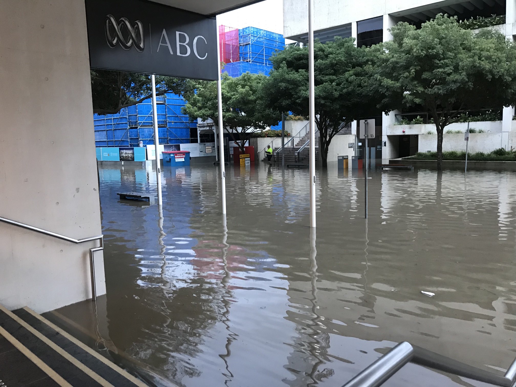 Brisbane ABC evacuated due to flooding