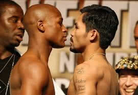 Floyd Mayweather Jnr and Manny Pacquiao