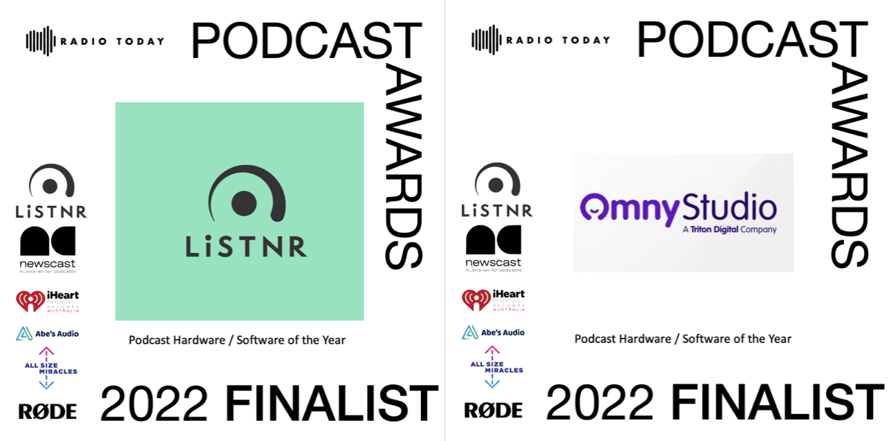 The last but not least four categories of finalists in the Radio