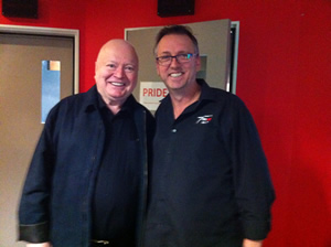 Ross Turner with Bert Newton at 7HOFM