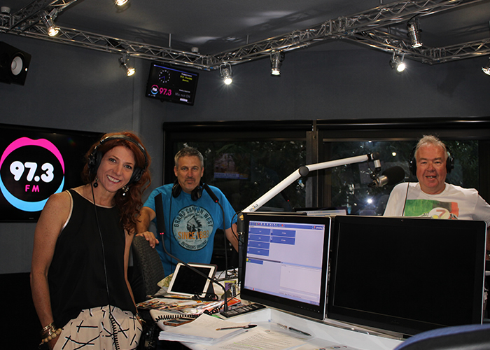 Brisbane’s #1FM Breakfast team 97.3’s Robin, Terry & Bob 