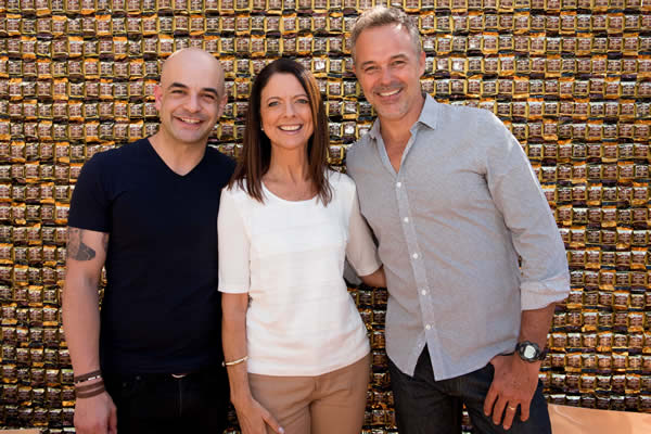 Smooth Festival Of Chocolate Adriano Zumbo, NOVA Entertainment CEO Cathy O'Connor and CameronDaddo.