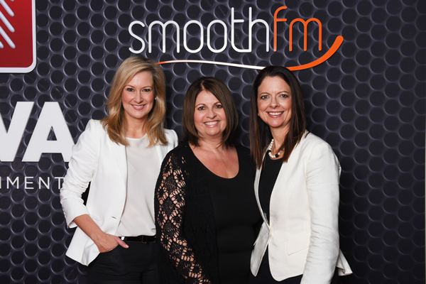 smoothfm's Melissa Doyle Bogart Torelli and NE CEO Cathy O'Connor